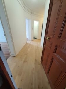 Renforcement des lambourdes + isolation et pose de parquet