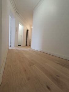 Renforcement des lambourdes + isolation et pose de parquet