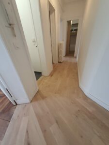 Renforcement des lambourdes + isolation et pose de parquet